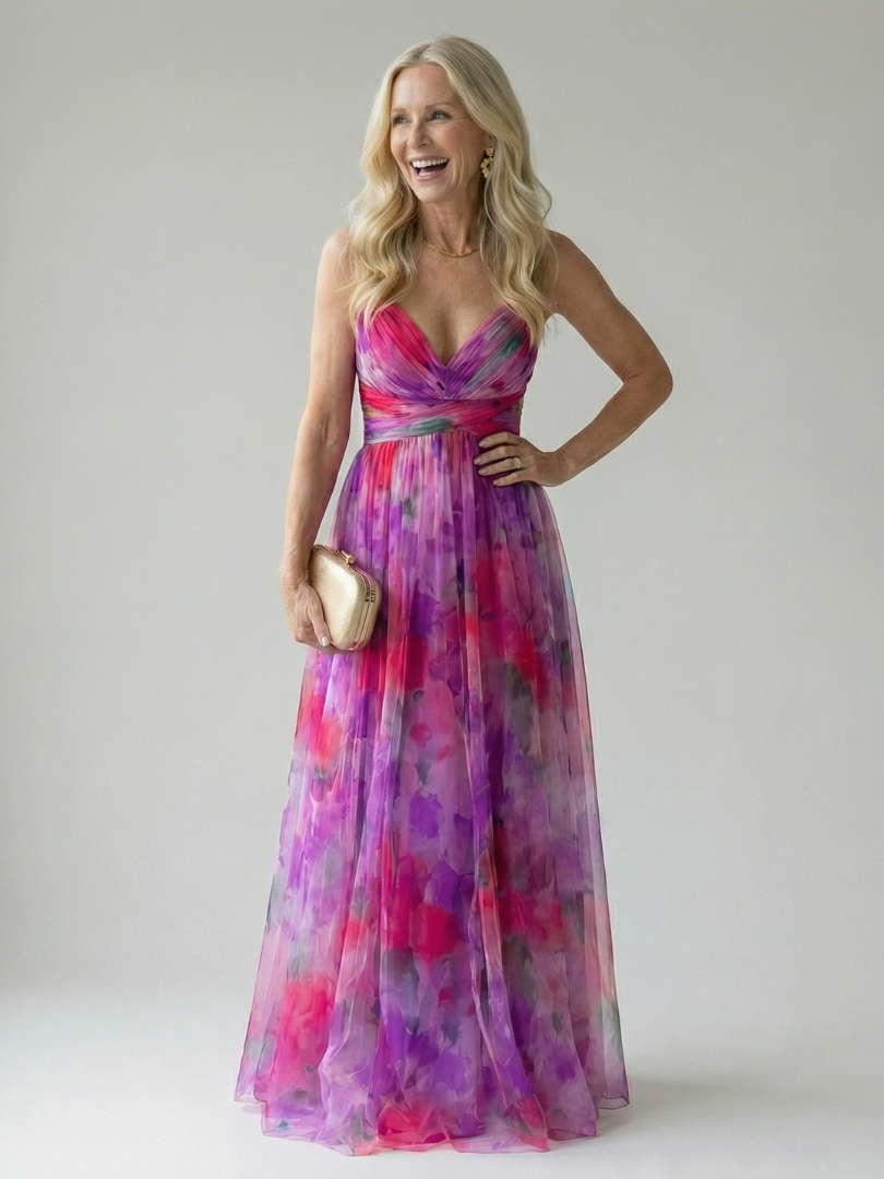 Hélène | Robe Maxi Cache-Cœur Douce