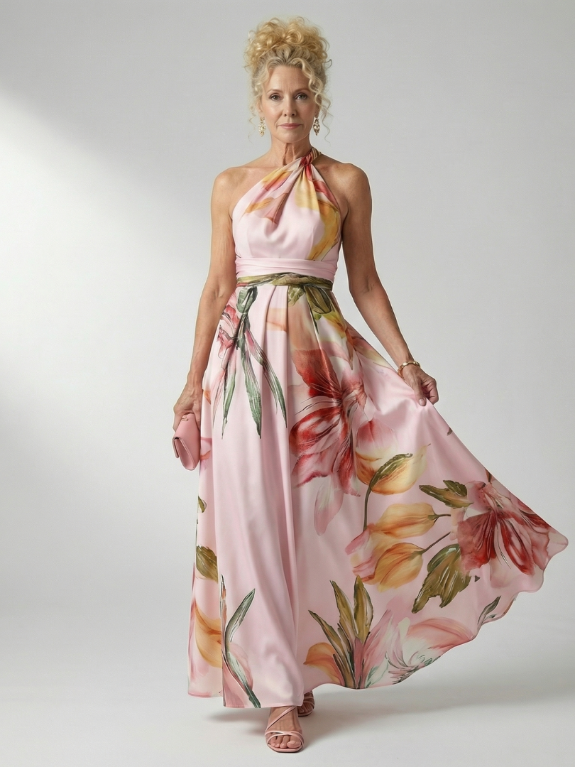 Inès | Robe Maxi Fleurie Légère