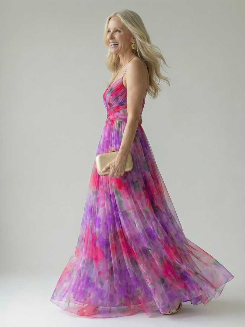 Hélène | Robe Maxi Cache-Cœur Douce
