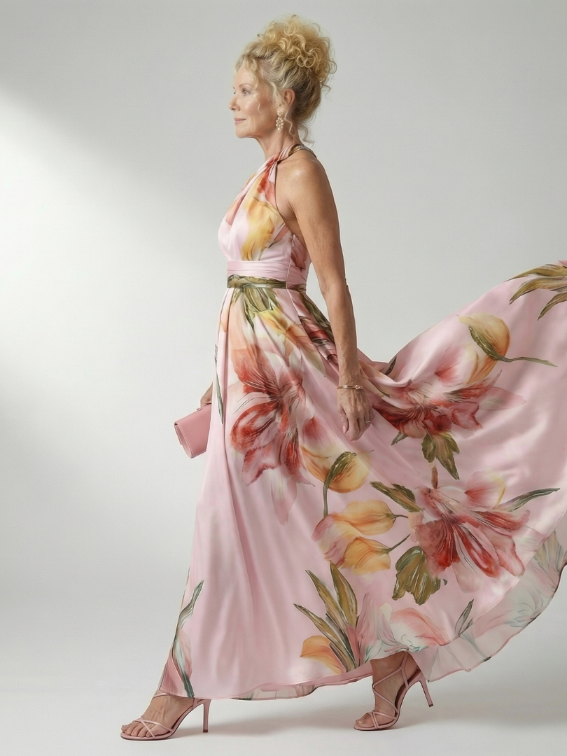 Inès | Robe Maxi Fleurie Légère