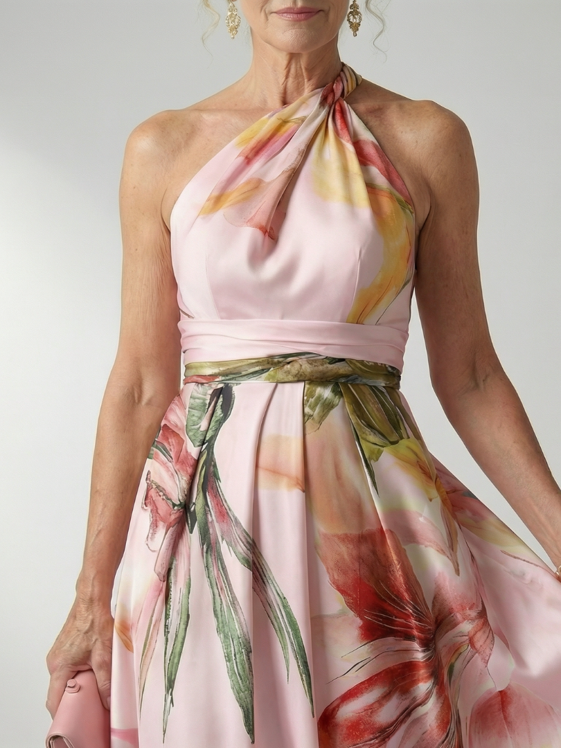 Inès | Robe Maxi Fleurie Légère
