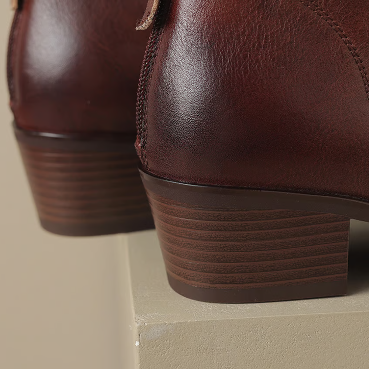 Laurence | Bottines Élégantes en Cuir