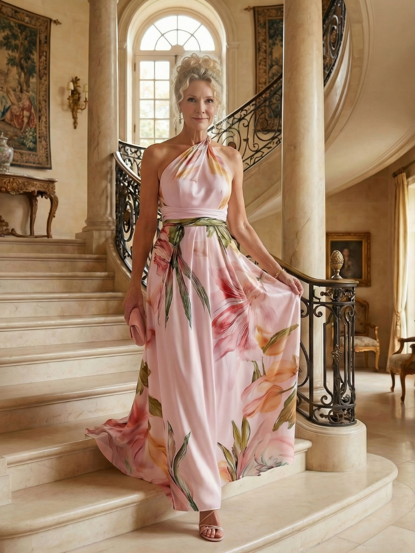 Inès | Robe Maxi Fleurie Légère