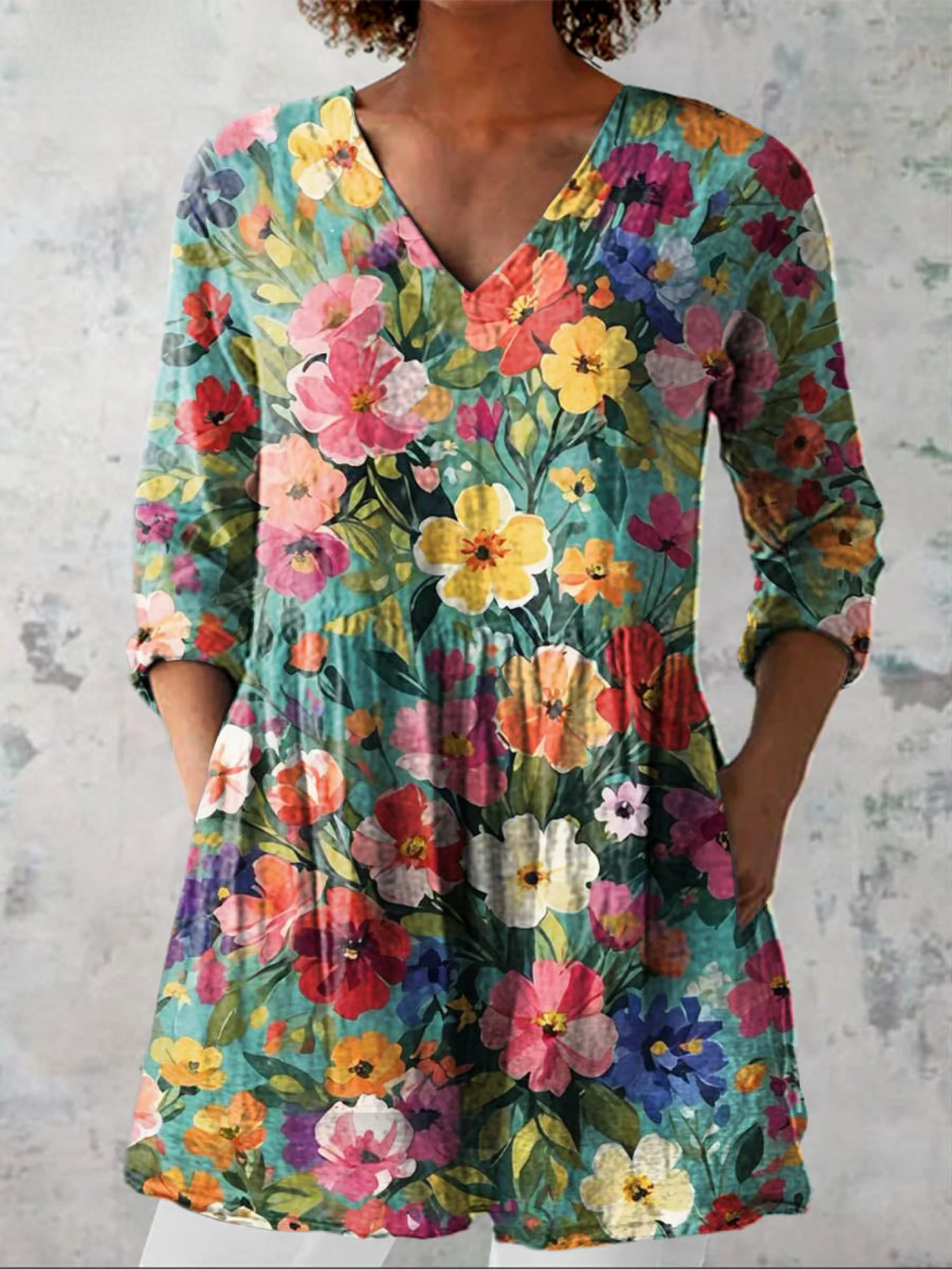 Fauve | Blouse Fluide Encolure V