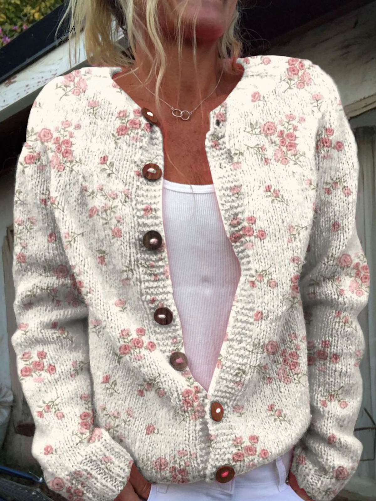 Evanthea™ | Vintage Floral Cardigan Sweater
