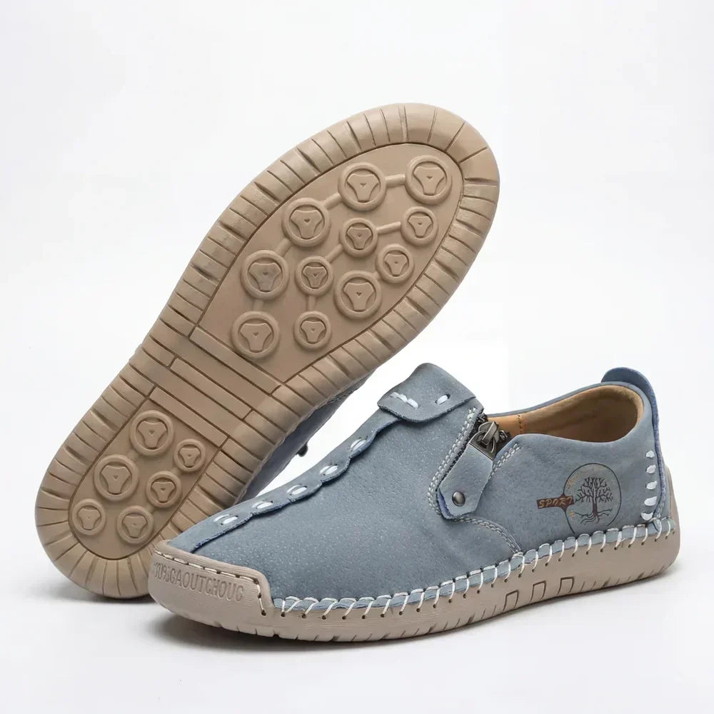 Fleurette | Mocassins Orthopédiques Confort Zippés