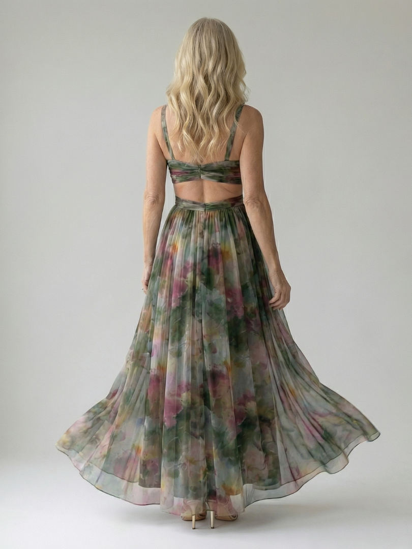Hélène | Robe Maxi Cache-Cœur Douce