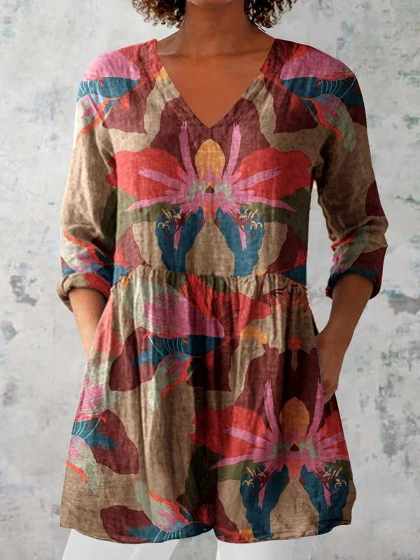 Ghislaine | Blouse Fluide Imprimée