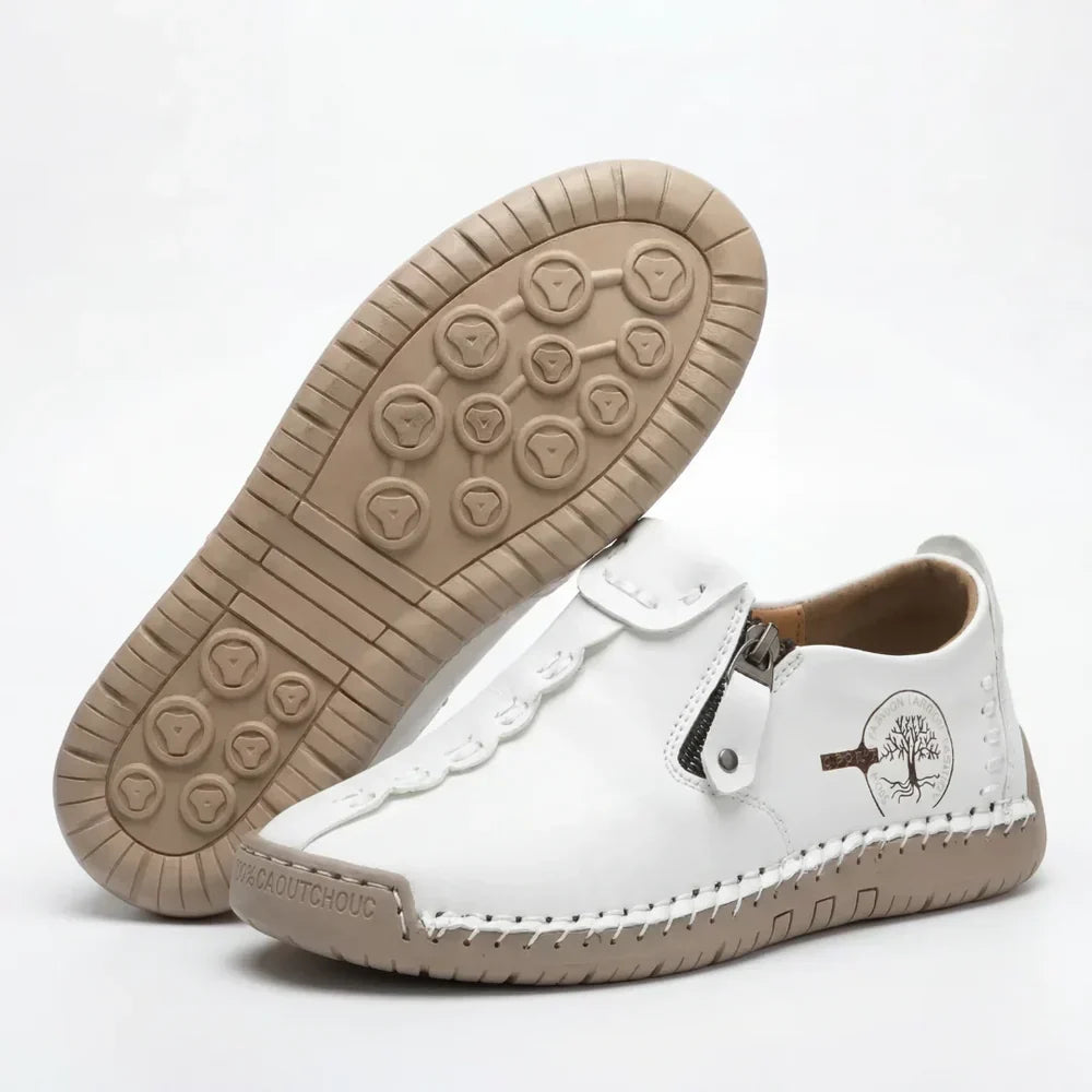 Fleurette | Mocassins Orthopédiques Confort Zippés