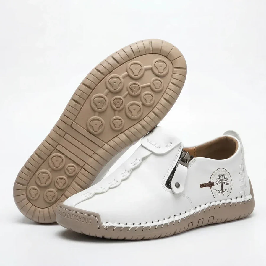Fleurette | Mocassins Orthopédiques Confort Zippés