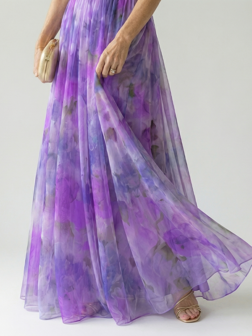Hélène | Robe Maxi Cache-Cœur Douce