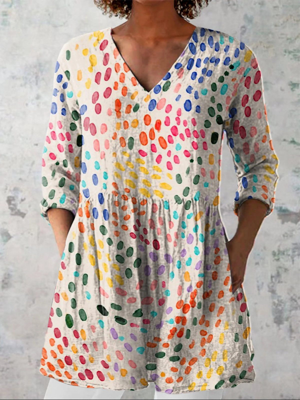 Gwenn | Blouse Longue Drapée