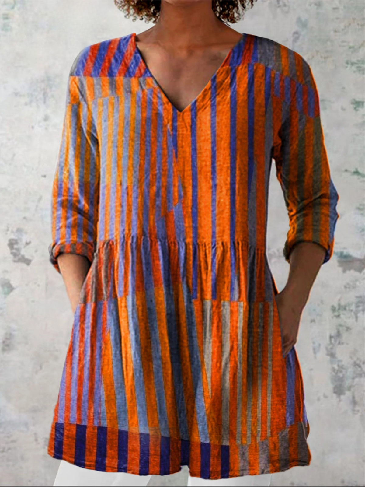 Bérénice | Blouse Col V Fluide Lumineuse