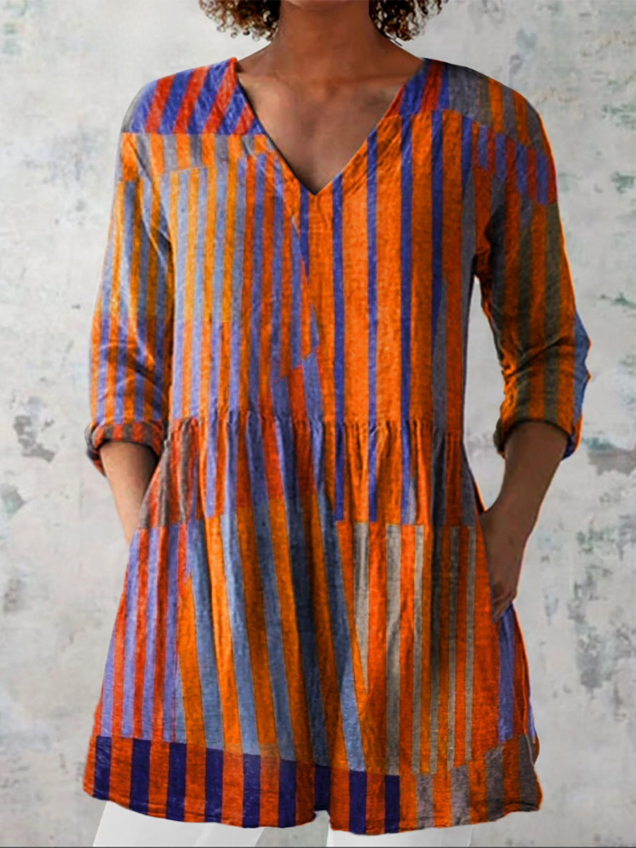 Bérénice | Blouse Col V Fluide Lumineuse