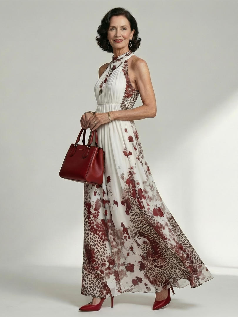 Margaux | Robe Maxi Plissée