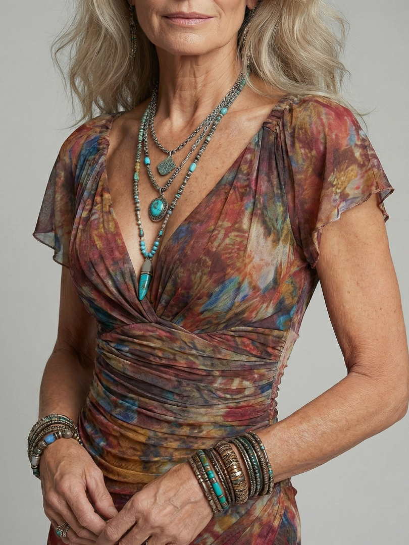 Amandine | Robe Midi Halter