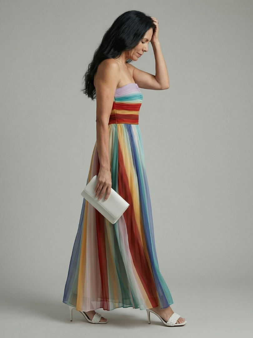 Manon | Robe Maxi à Rayures