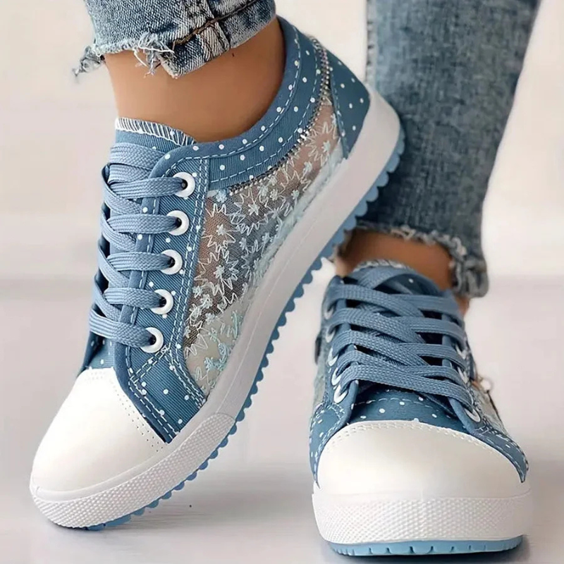 Éliette | Baskets Élégantes en Dentelle