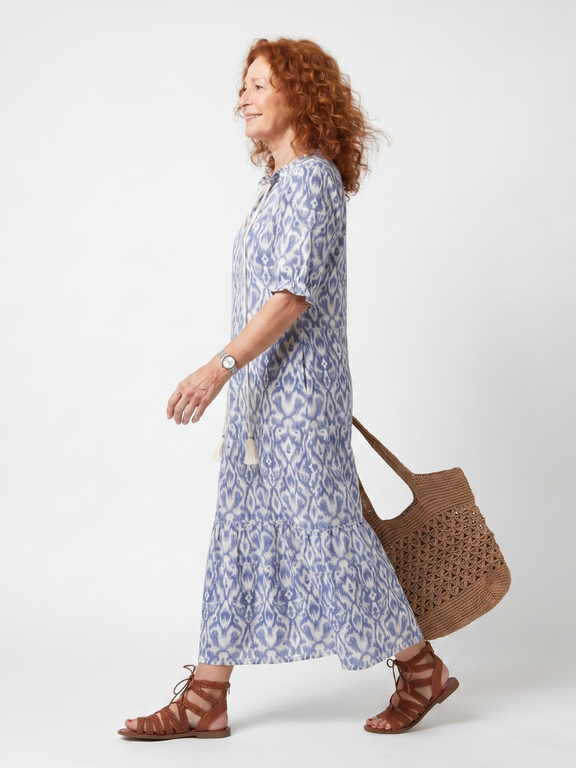 Baudouine | Robe Midi Fluide Imprimée