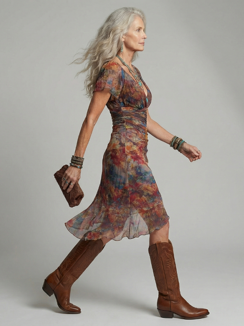 Amandine | Robe Midi Halter