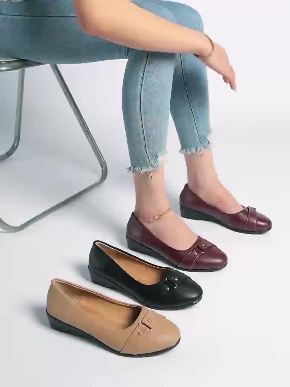 Maëva | Ballerines Compensées Confort