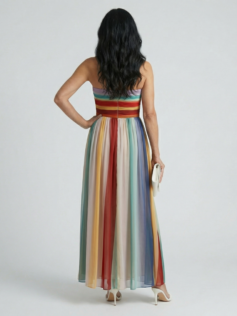 Manon | Robe Maxi à Rayures