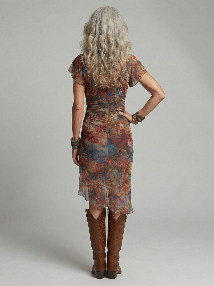 Amandine | Robe Midi Halter