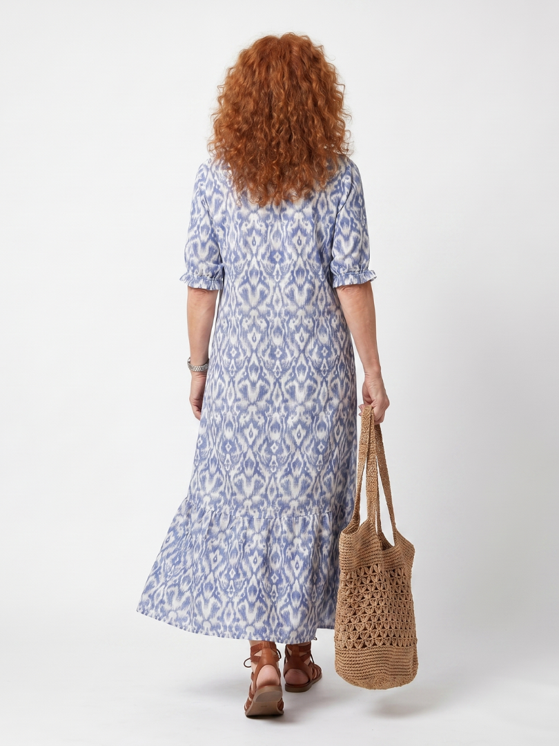 Baudouine | Robe Midi Fluide Imprimée