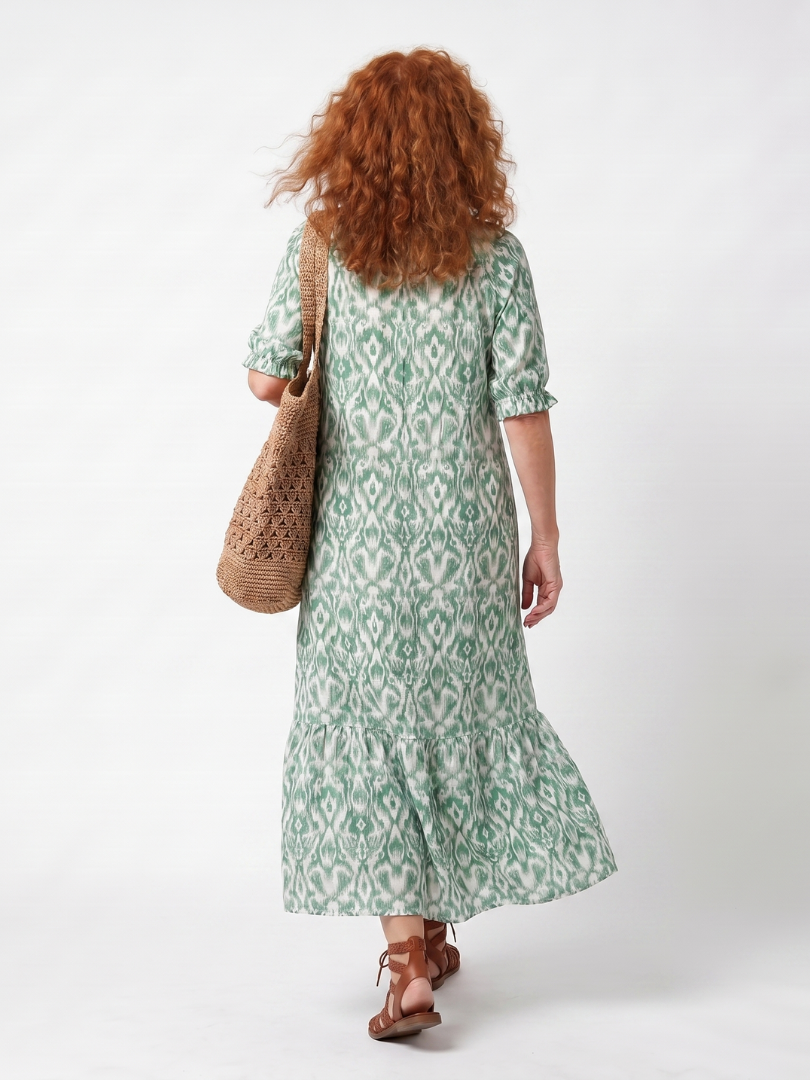 Axeline | Robe Midi Bohème à Pompons
