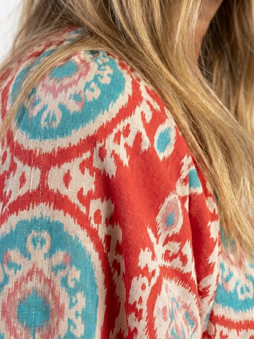 Annabelle | Robe Midi Imprimée Cachemire