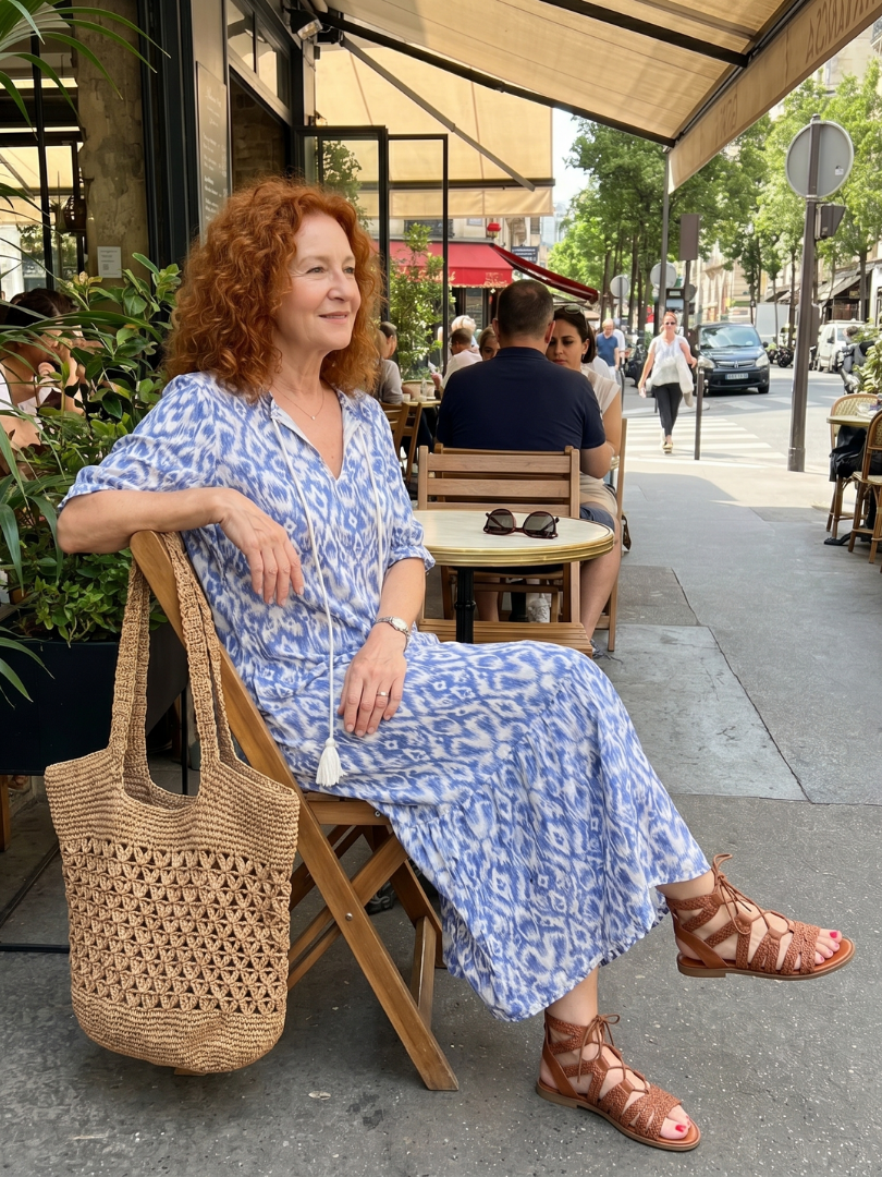 Baudouine | Robe Midi Fluide Imprimée