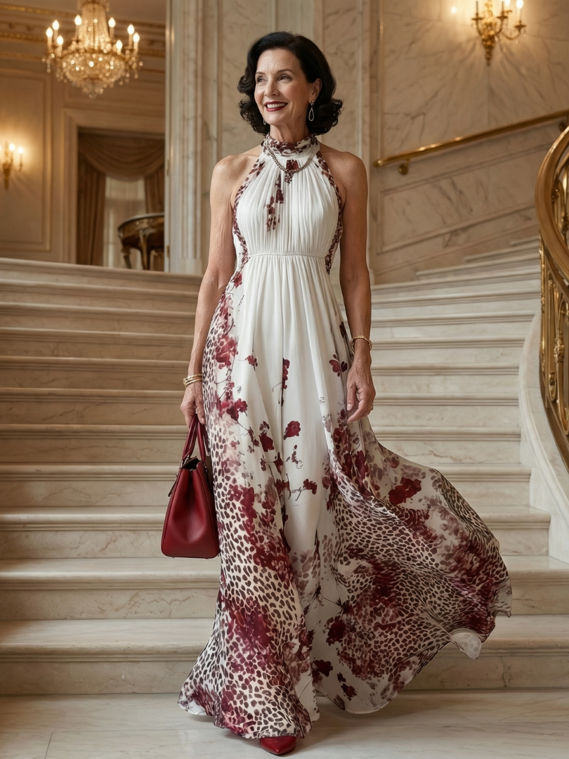 Margaux | Robe Maxi Plissée