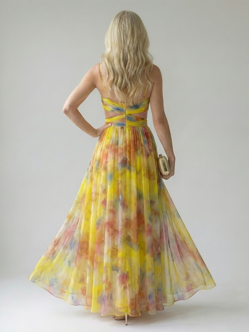 Hélène | Robe Maxi Cache-Cœur Douce