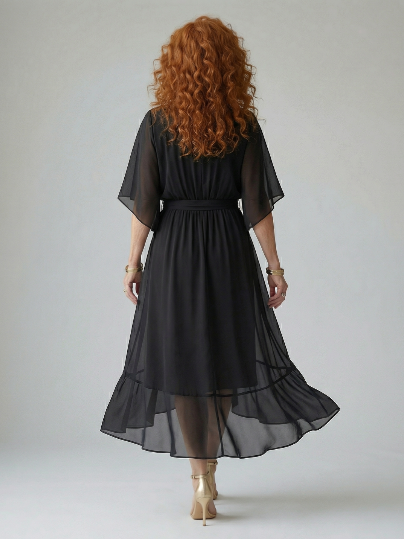Aurélie | Robe Midi Drapée