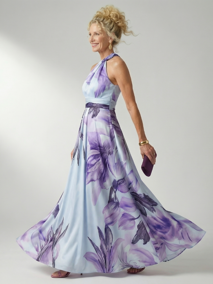 Inès | Robe Maxi Fleurie Légère