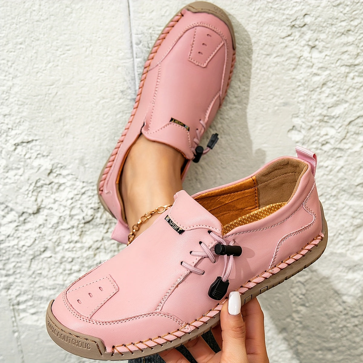 Prudence | Mocassins Confort Piqués Main