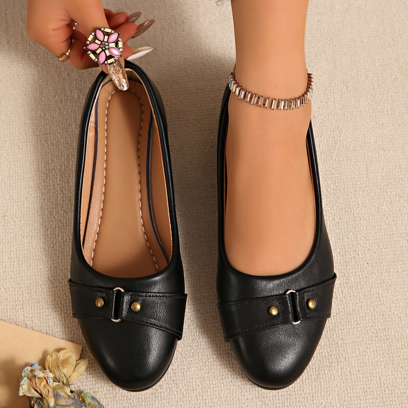 Maëva | Ballerines Compensées Confort