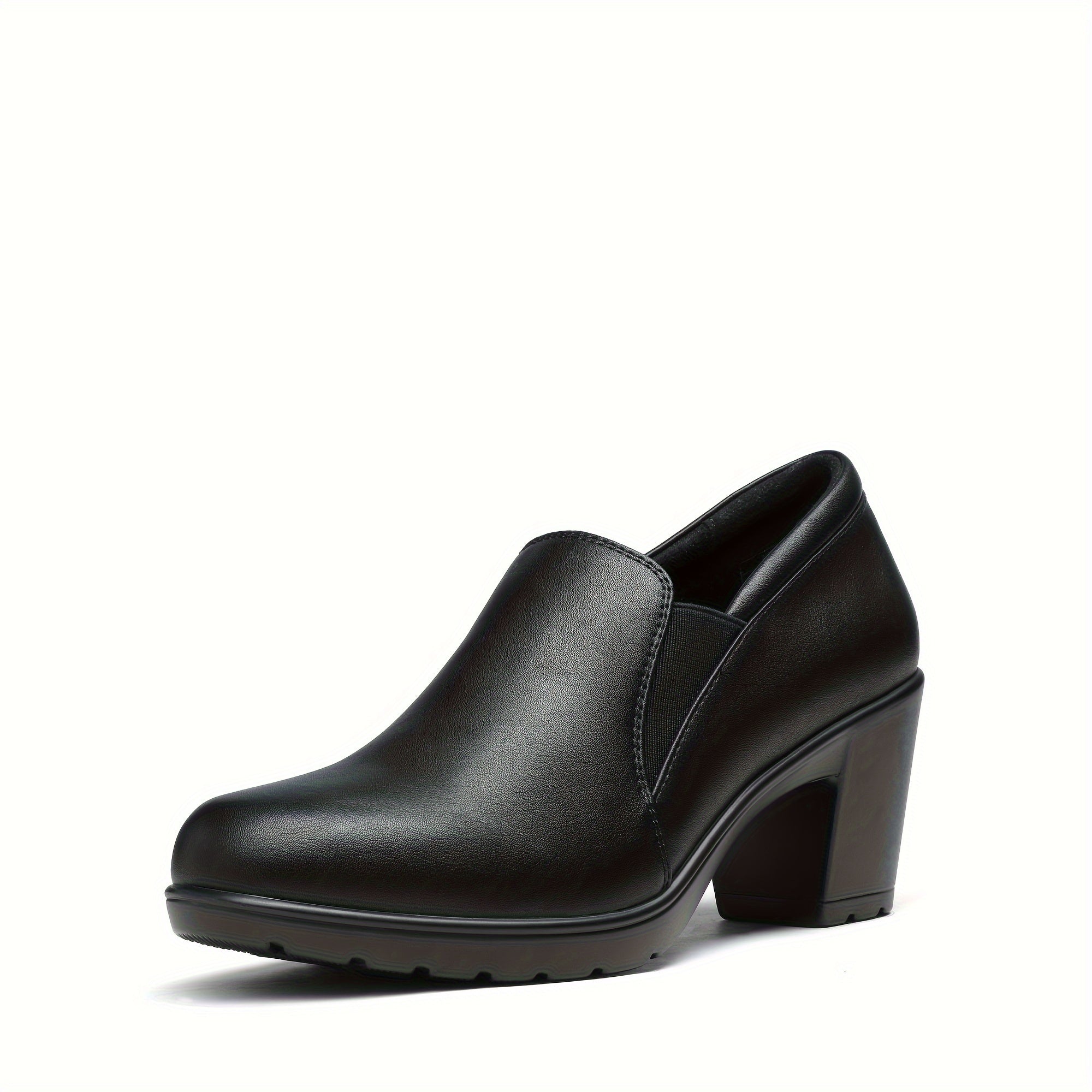 Maylis | Mocassins à Talon Bloc Confort