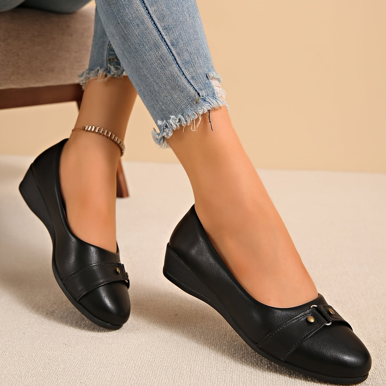 Maëva | Ballerines Compensées Confort
