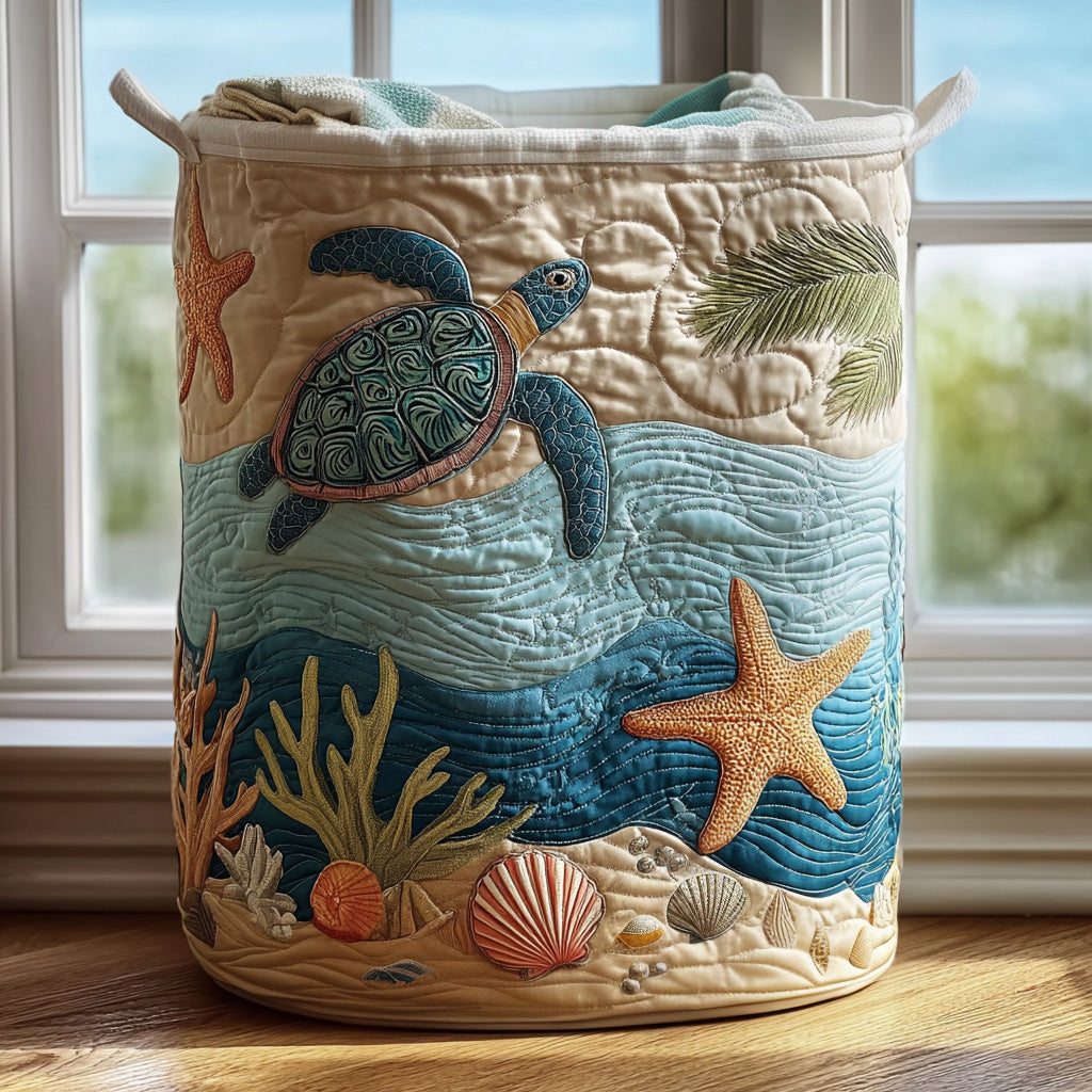 Coral | Panier à Linge Harmonie Marine