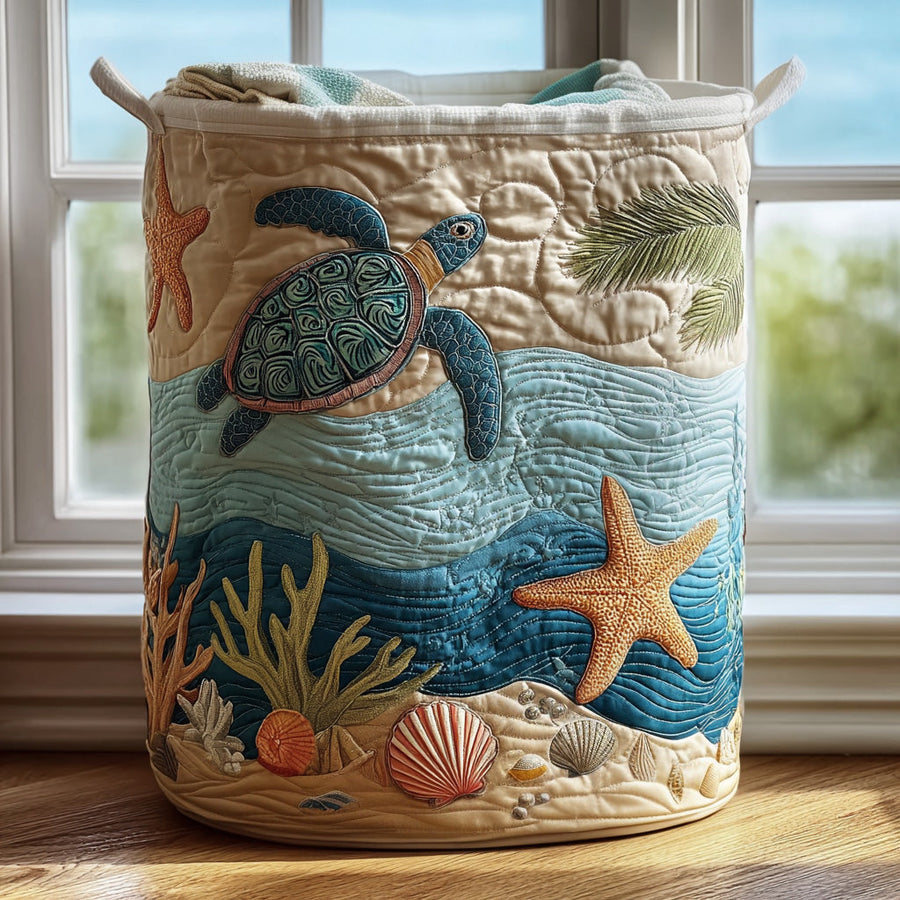 Coral | Panier à Linge Harmonie Marine