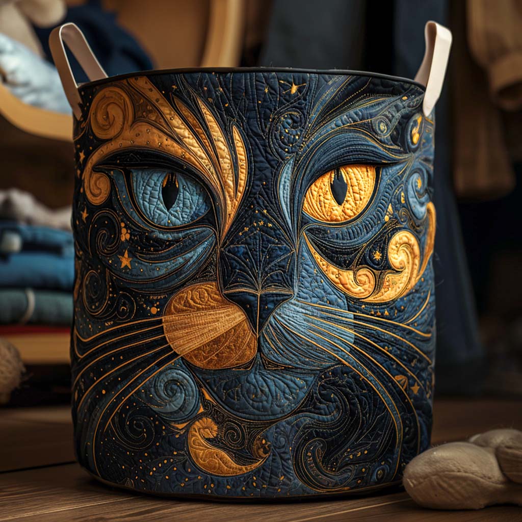 Freya | Panier à Linge Chat Galactique