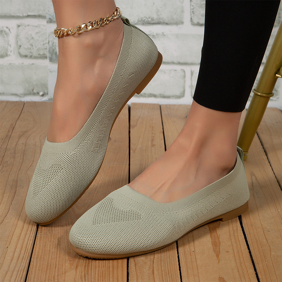 Mélusine | Ballerines Souples en Maille