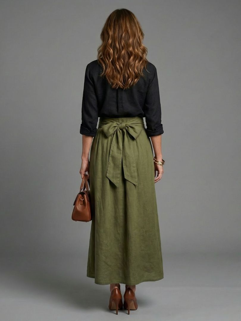 Juliette | Ensemble Deux Pièces — Blouse & Jupe Midi