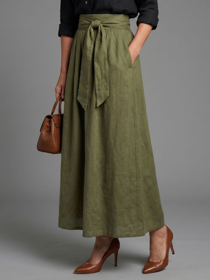 Juliette | Ensemble Deux Pièces — Blouse & Jupe Midi