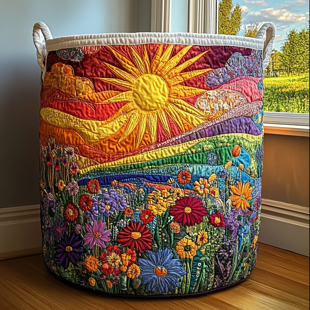 Amelia | Panier à Linge Douceur Ensoleillée