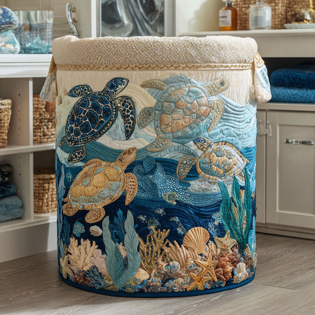 Perle | Panier à Linge Coquillages