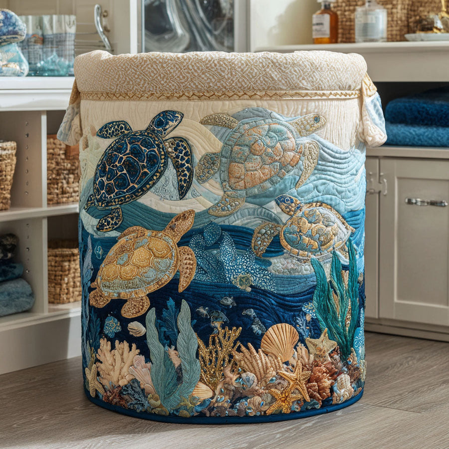 Perle | Panier à Linge Coquillages