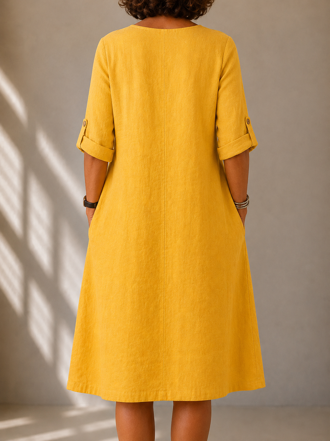 Elvire | Robe Fluide Manches Longues