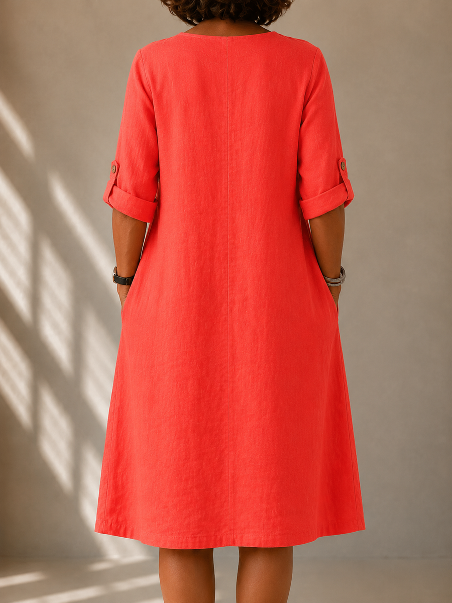 Victorine | Robe Fluide Coupe Droite